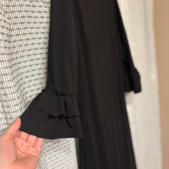 Dainty Jewells Classic Black Ruffle Sleeve Dress - Picture 3 of 5